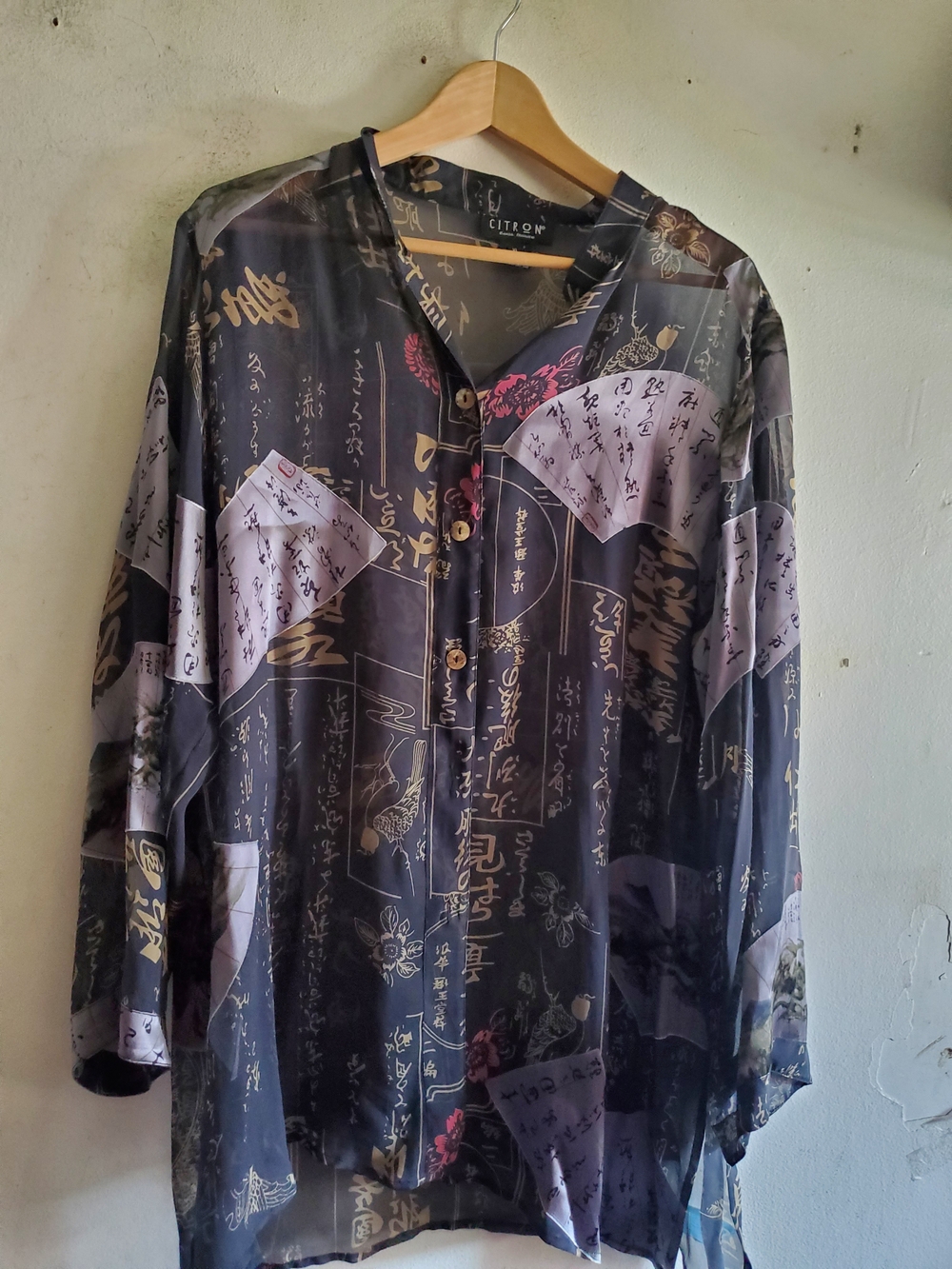 Citron Santa Monica Japanese  Inspired Size Xl.